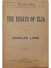 The essays of elia